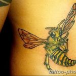 Фото рисунка тату оса 06.11.2018 №088 - photo tattoo wasp - tattoo-photo.ru