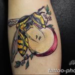 Фото рисунка тату оса 06.11.2018 №100 - photo tattoo wasp - tattoo-photo.ru