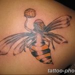 Фото рисунка тату оса 06.11.2018 №102 - photo tattoo wasp - tattoo-photo.ru