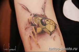 Фото рисунка тату оса 06.11.2018 №103 - photo tattoo wasp - tattoo-photo.ru