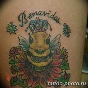Фото рисунка тату оса 06.11.2018 №131 - photo tattoo wasp - tattoo-photo.ru