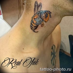 Фото рисунка тату оса 06.11.2018 №134 - photo tattoo wasp - tattoo-photo.ru