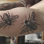 Фото рисунка тату оса 06.11.2018 №141 - photo tattoo wasp - tattoo-photo.ru