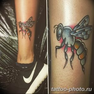 Фото рисунка тату оса 06.11.2018 №147 - photo tattoo wasp - tattoo-photo.ru