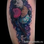 Фото рисунка тату планеты 04.11.2018 №013 - tattoo photos of the planet - tattoo-photo.ru