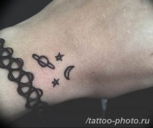 Фото рисунка тату планеты 04.11.2018 №025 - tattoo photos of the planet - tattoo-photo.ru