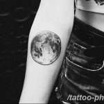 Фото рисунка тату планеты 04.11.2018 №043 - tattoo photos of the planet - tattoo-photo.ru