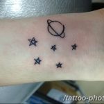 Фото рисунка тату планеты 04.11.2018 №054 - tattoo photos of the planet - tattoo-photo.ru