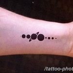 Фото рисунка тату планеты 04.11.2018 №086 - tattoo photos of the planet - tattoo-photo.ru