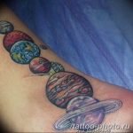Фото рисунка тату планеты 04.11.2018 №101 - tattoo photos of the planet - tattoo-photo.ru