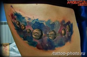 Фото рисунка тату планеты 04.11.2018 №110 - tattoo photos of the planet - tattoo-photo.ru