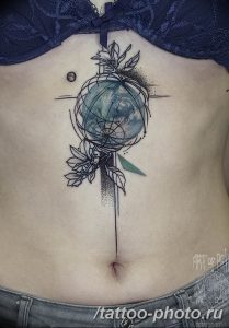 Фото рисунка тату планеты 04.11.2018 №122 - tattoo photos of the planet - tattoo-photo.ru