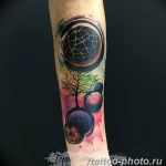 Фото рисунка тату планеты 04.11.2018 №126 - tattoo photos of the planet - tattoo-photo.ru