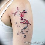 Фото рисунка тату планеты 04.11.2018 №129 - tattoo photos of the planet - tattoo-photo.ru