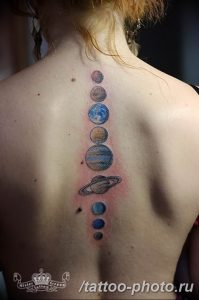 Фото рисунка тату планеты 04.11.2018 №131 - tattoo photos of the planet - tattoo-photo.ru