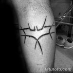 Фото рисунка тату терновник 05.11.2018 №054 - photo tattoo blackthorn - tatufoto.com