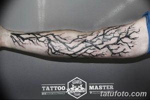 Фото рисунка тату терновник 05.11.2018 №065 - photo tattoo blackthorn - tatufoto.com