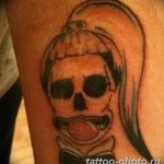 Фото рисунка тату череп 24.11.2018 №003 - photo tattoo skull - tattoo-photo.ru