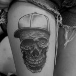Фото рисунка тату череп 24.11.2018 №005 - photo tattoo skull - tattoo-photo.ru