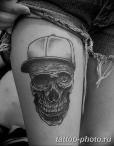 Фото рисунка тату череп 24.11.2018 №005 - photo tattoo skull - tattoo-photo.ru