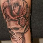 Фото рисунка тату череп 24.11.2018 №006 - photo tattoo skull - tattoo-photo.ru