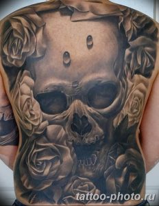 Фото рисунка тату череп 24.11.2018 №010 - photo tattoo skull - tattoo-photo.ru