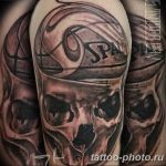Фото рисунка тату череп 24.11.2018 №013 - photo tattoo skull - tattoo-photo.ru