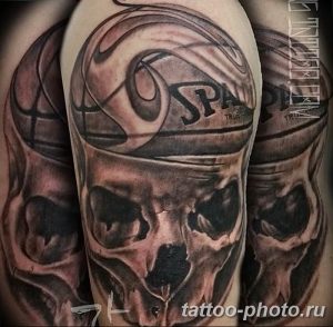 Фото рисунка тату череп 24.11.2018 №013 - photo tattoo skull - tattoo-photo.ru