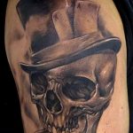 Фото рисунка тату череп 24.11.2018 №014 - photo tattoo skull - tattoo-photo.ru