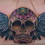Фото рисунка тату череп 24.11.2018 №016 - photo tattoo skull - tattoo-photo.ru