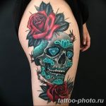 Фото рисунка тату череп 24.11.2018 №018 - photo tattoo skull - tattoo-photo.ru