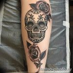 Фото рисунка тату череп 24.11.2018 №019 - photo tattoo skull - tattoo-photo.ru