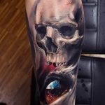 Фото рисунка тату череп 24.11.2018 №025 - photo tattoo skull - tattoo-photo.ru