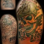 Фото рисунка тату череп 24.11.2018 №027 - photo tattoo skull - tattoo-photo.ru