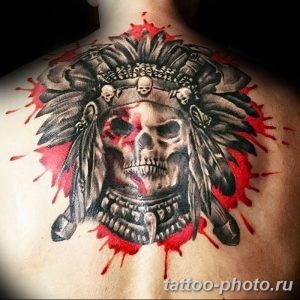Фото рисунка тату череп 24.11.2018 №034 - photo tattoo skull - tattoo-photo.ru
