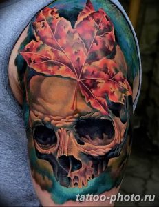 Фото рисунка тату череп 24.11.2018 №035 - photo tattoo skull - tattoo-photo.ru