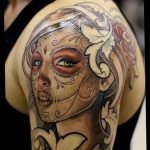 Фото рисунка тату череп 24.11.2018 №036 - photo tattoo skull - tattoo-photo.ru