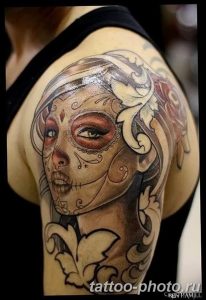 Фото рисунка тату череп 24.11.2018 №036 - photo tattoo skull - tattoo-photo.ru