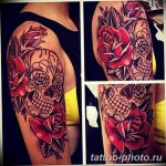 Фото рисунка тату череп 24.11.2018 №039 - photo tattoo skull - tattoo-photo.ru