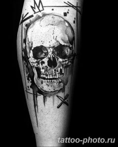 Фото рисунка тату череп 24.11.2018 №040 - photo tattoo skull - tattoo-photo.ru