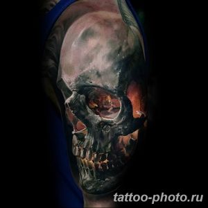 Фото рисунка тату череп 24.11.2018 №044 - photo tattoo skull - tattoo-photo.ru