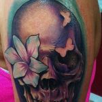 Фото рисунка тату череп 24.11.2018 №046 - photo tattoo skull - tattoo-photo.ru