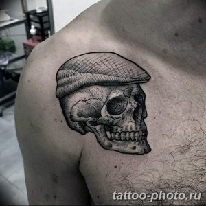 Фото рисунка тату череп 24.11.2018 №057 - photo tattoo skull - tattoo-photo.ru