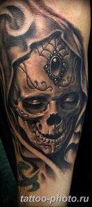 Фото рисунка тату череп 24.11.2018 №064 - photo tattoo skull - tattoo-photo.ru