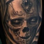 Фото рисунка тату череп 24.11.2018 №064 - photo tattoo skull - tattoo-photo.ru