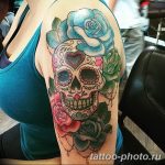 Фото рисунка тату череп 24.11.2018 №074 - photo tattoo skull - tattoo-photo.ru