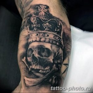 Фото рисунка тату череп 24.11.2018 №077 - photo tattoo skull - tattoo-photo.ru