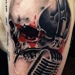 Фото рисунка тату череп 24.11.2018 №079 - photo tattoo skull - tattoo-photo.ru