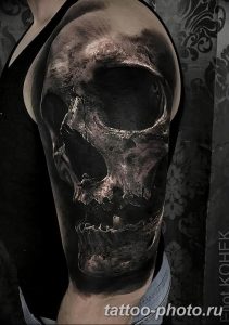 Фото рисунка тату череп 24.11.2018 №081 - photo tattoo skull - tattoo-photo.ru