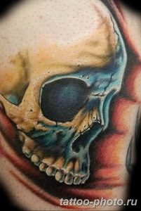 Фото рисунка тату череп 24.11.2018 №086 - photo tattoo skull - tattoo-photo.ru